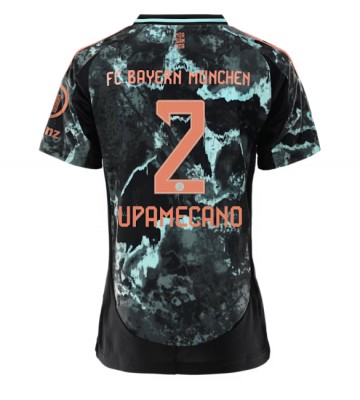 Bayern Munich Dayot Upamecano #2 Segunda Equipación Mujer 2024-25 Manga Corta